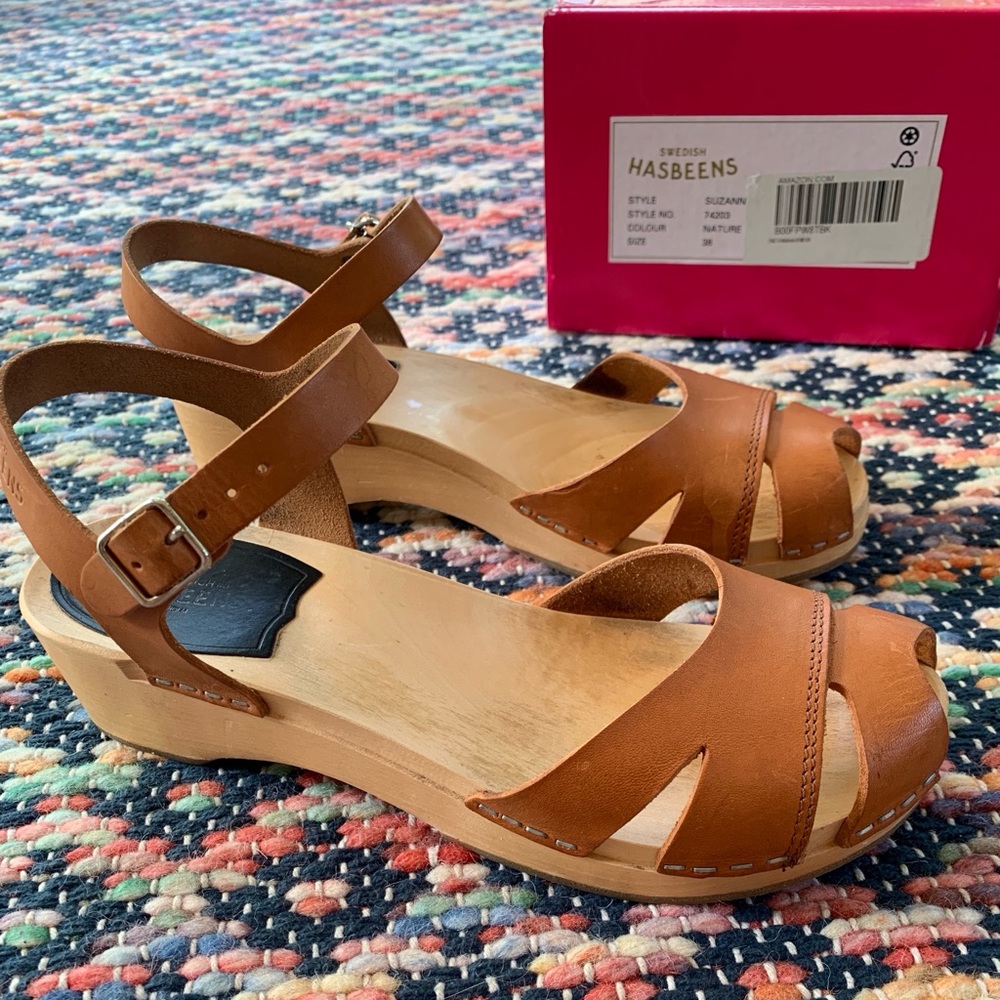Swedish Hasbeen Suzanne Debutante Platform Sandals